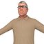 3D pack old man model
