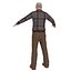 3D pack old man model