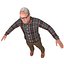 3D pack old man model