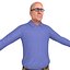 3D pack old man model