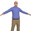 3D pack old man model
