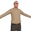3D pack old man model