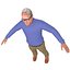 3D pack old man model
