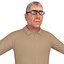 3D pack old man model