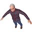 3D pack old man model