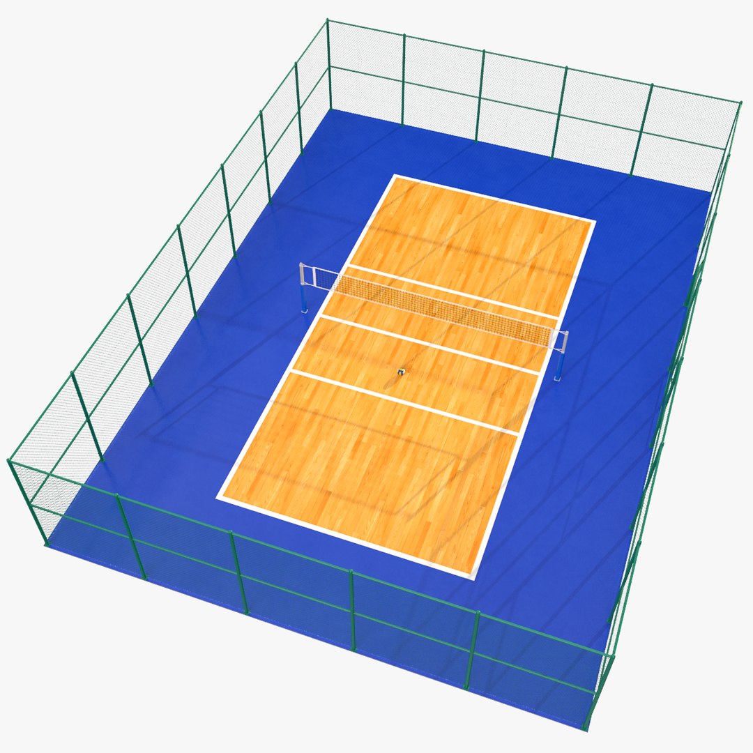 3D Volleyball Court 04 - TurboSquid 2054649