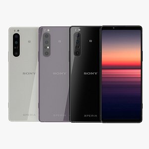 sony xperia 1 mk 3D model