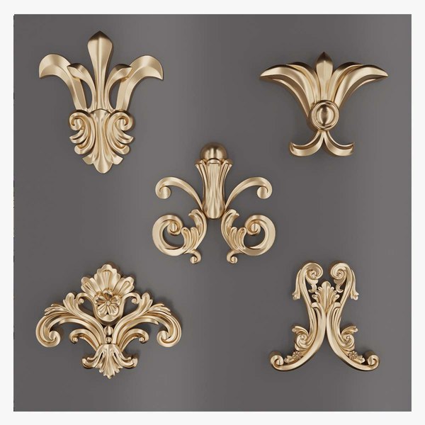 3D Trim Ornament 92 - TurboSquid 1911150