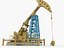 3d oil pump jack model