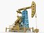 3d oil pump jack model