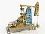 3d oil pump jack model