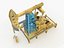 3d oil pump jack model