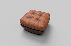 Low Poly Chair Pouf Malibu
