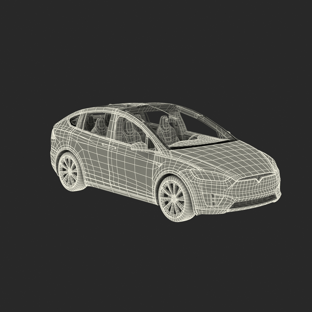 Max Tesla X Modeled
