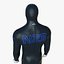 3d diving suit wetsuit flippers model