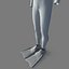 3d diving suit wetsuit flippers model