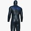 3d diving suit wetsuit flippers model