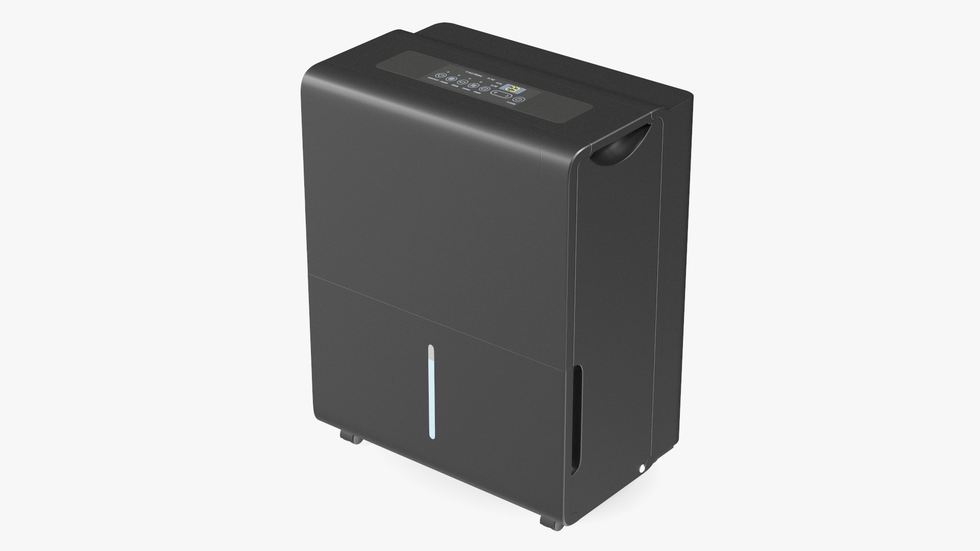 Quiet Dehumidifier Black 3D model preview