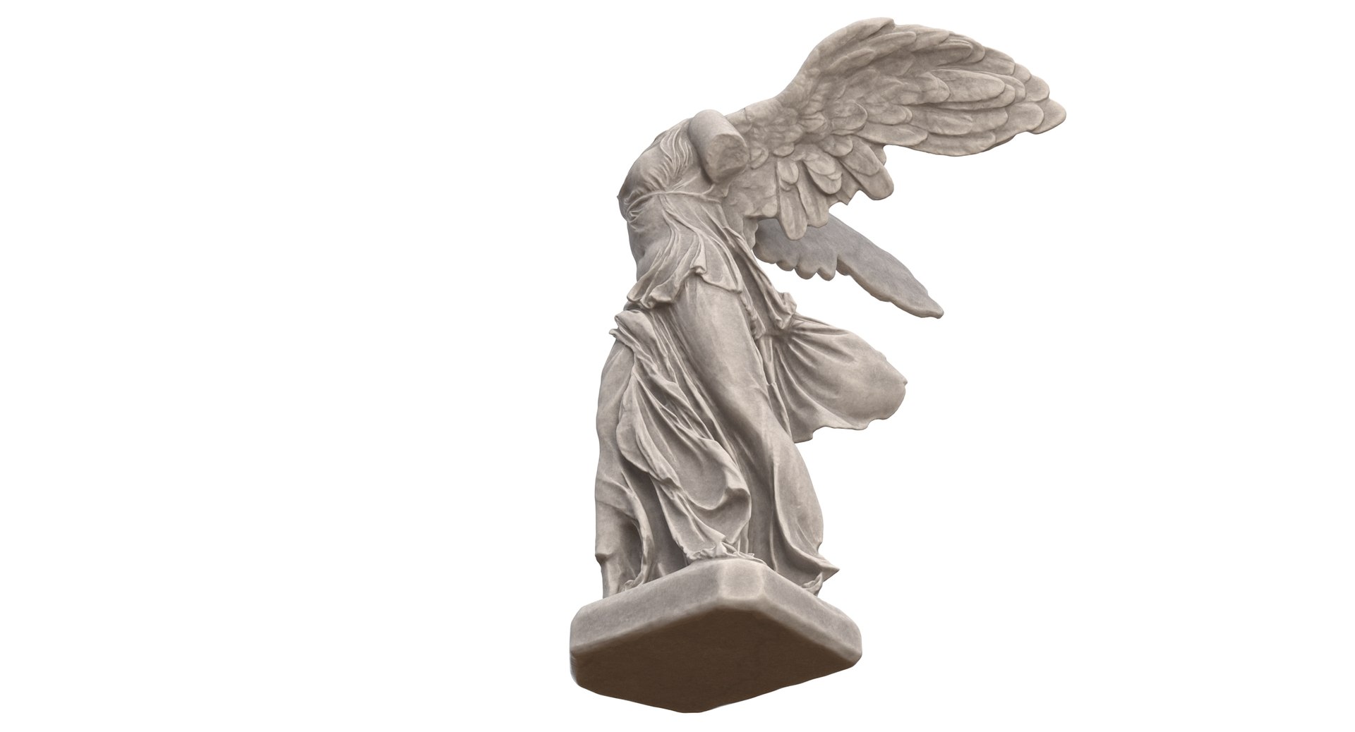Winged Victory Samothrace 3D https://p.turbosquid.com/ts-thumb/vn/MxICE7/9v/31_140014/jpg/1739798813/1920x1080/fit_q87/376c4bab11d9314a99a7ec8263448194cf045f01/31_140014.jpg