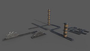 Saw and Spikes 3D