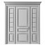 Entrance exterior front classic door Outdoor External Doors 3D model