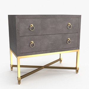 3D Samara Nightstand Grey model