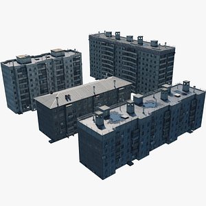 Soviet Building Collection 1 3D model
