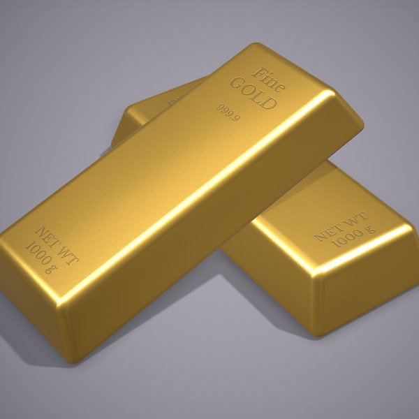 Gold Bar 3D