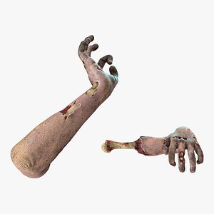 zombie arms attack pose model