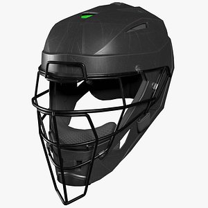 3D Catchers Helmet Baseball
