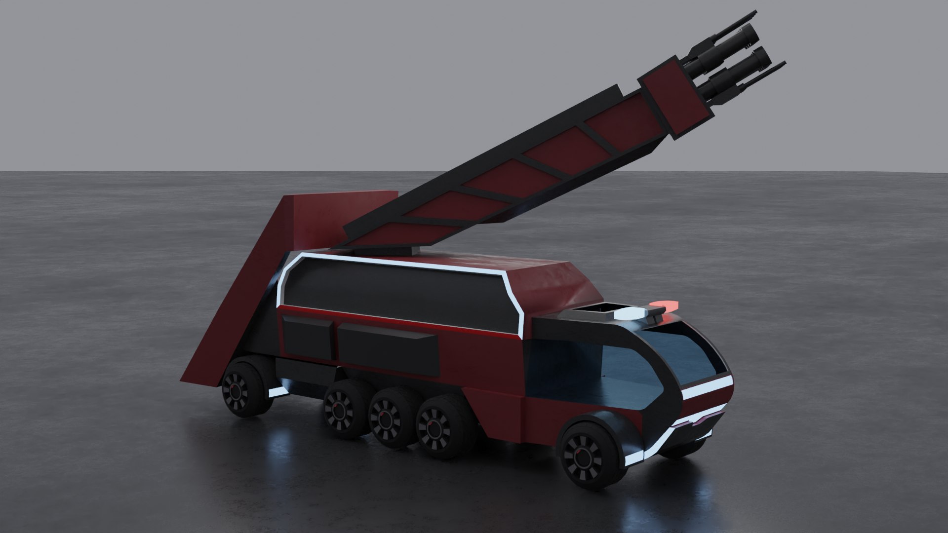 3D Future Fire Truck Model - TurboSquid 2414792