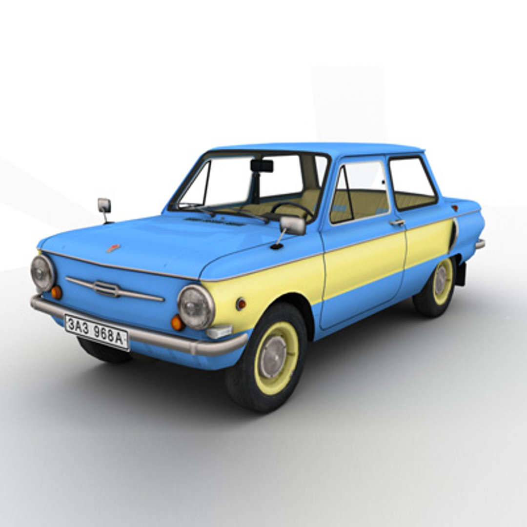 ЗАЗ 968м 3d модель