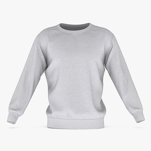 Sweatshirt For Men White 3D model