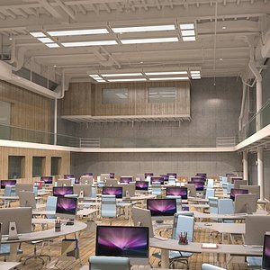 industrial office 3d max