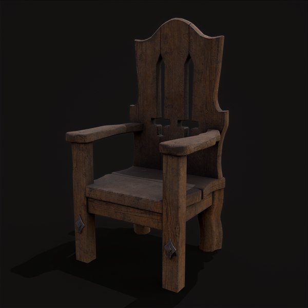 3d Model Rustic Log Chair - Turbosquid 1926651