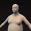 Human Female - Obese Woman Lores  Base Mesh
