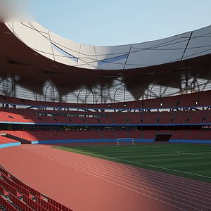 national stadium beijing 3D model