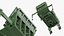 Military MLRS Launcher Module with Stabilizers