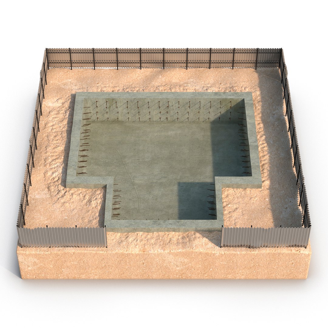 Construction Pit 2 3D Model 3D model preview