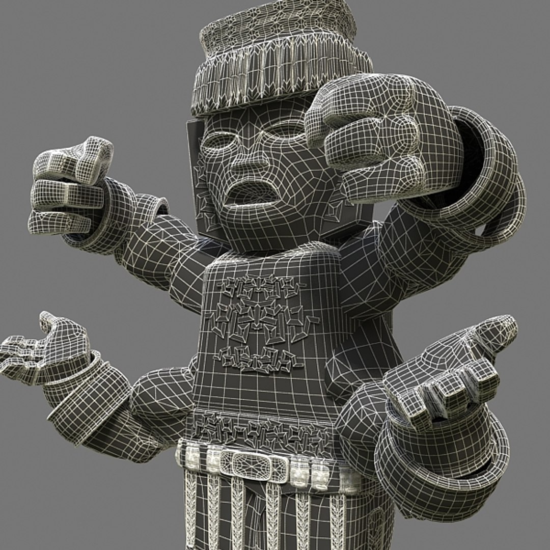 Aztec V3 3d Model