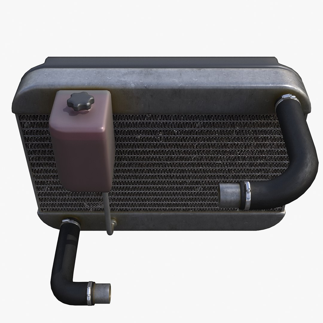 3d Model Car Radiator