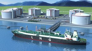 LNG Port and Ship