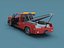 Stylized Cartoon Tow Truck 80s