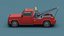 Stylized Cartoon Tow Truck 80s