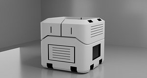 Sci-Fi Drop Box 3D