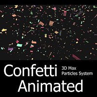 Confetti - 3d Max Particles System
