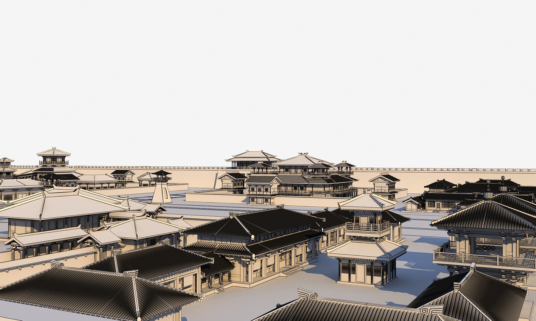 Chinese Ancient Buildings 08 3D Model - TurboSquid 1957223