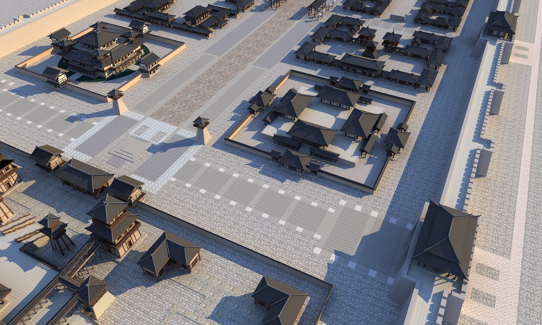 Chinese Ancient Buildings 08 3D Model - TurboSquid 1957223