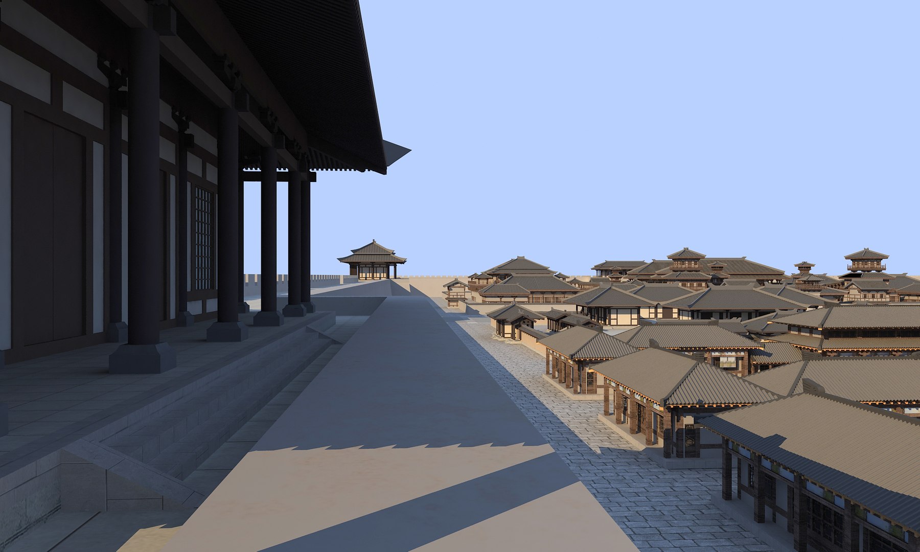 Chinese Ancient Buildings 08 3D Model - TurboSquid 1957223
