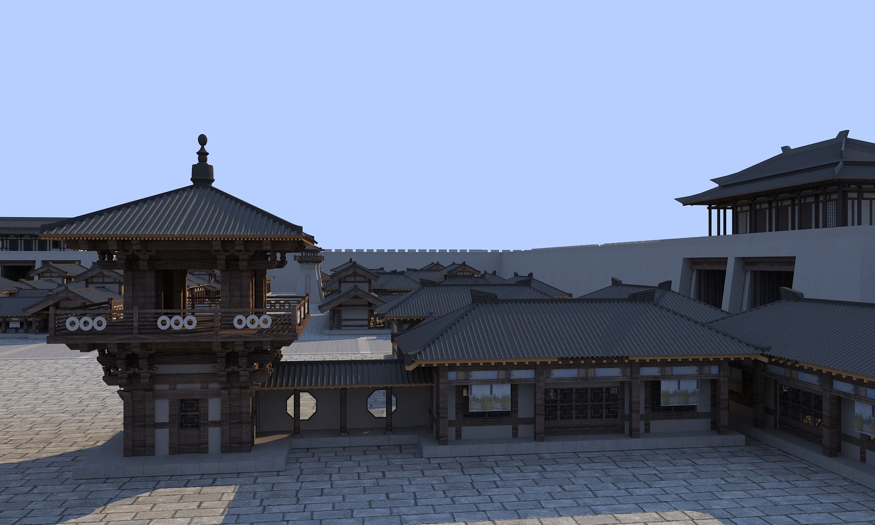 Chinese Ancient Buildings 08 3D Model - TurboSquid 1957223